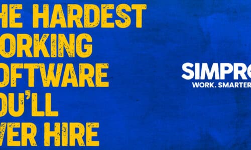 Simpro poster.