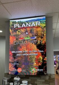 Planar and Datapath Fall 2023 Open House poster.