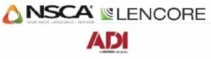 NSCA_Lencore_ADI Logos