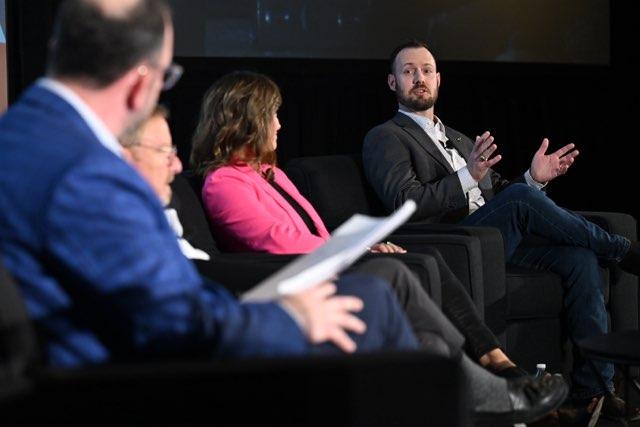 Luke Jordan at a CI Summit panel at Total Tech Summit.