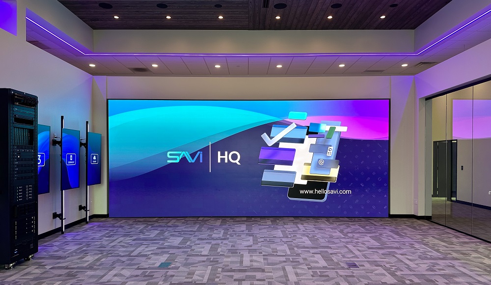 SAVI HQ, Experience Center, LG Magnit Videowall