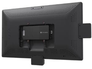 Lenovo Chromebox Micro installed behind in Instorescreen display
