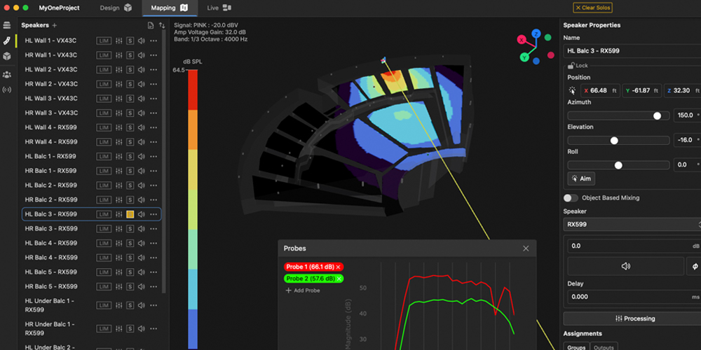 Fulcrum One Sound System Design Software