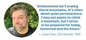 Lionel Felix pull quote