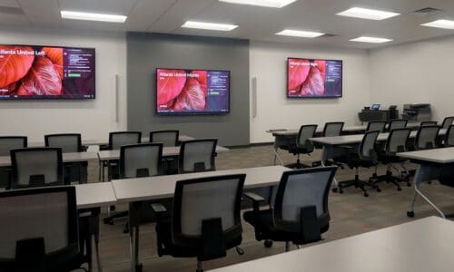 Displays with Mersive Technologies' platform at SBS conference room.
