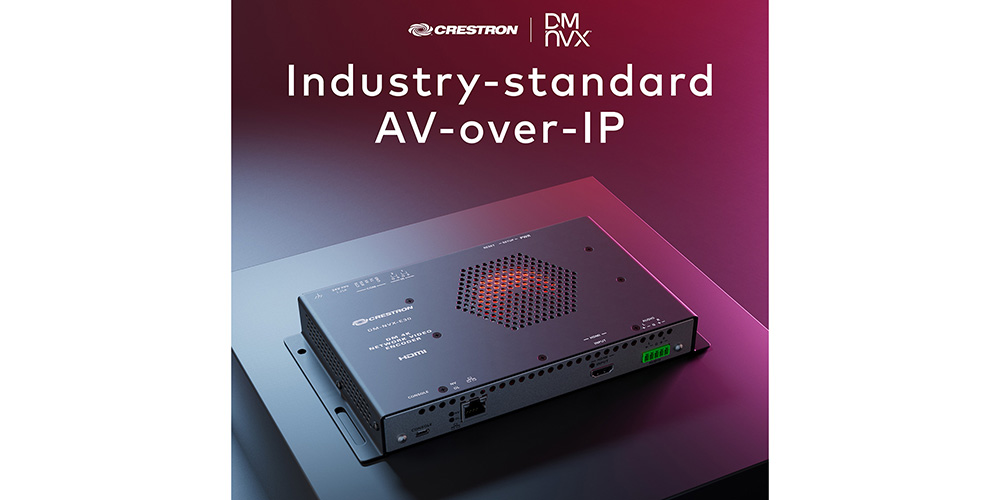 Crestron DM NVX technology poster.