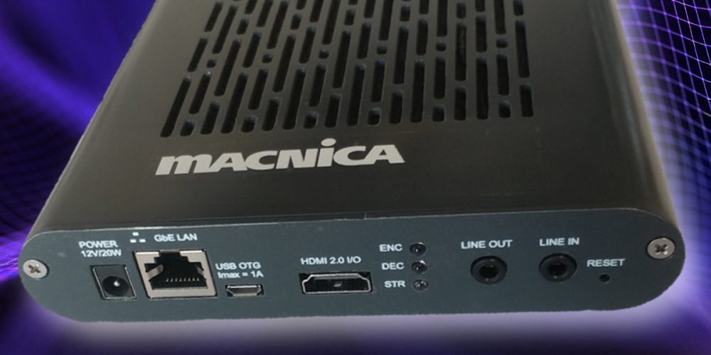 Macnica MEG1 IPMX to HDMI AV over IP ethernet gateway