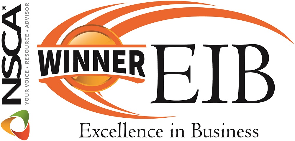 NSCA Excellence in Business award (EIB) Winner logo 2024