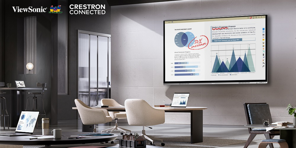 Viewsonic teams up with Crestron for AV device management for customers