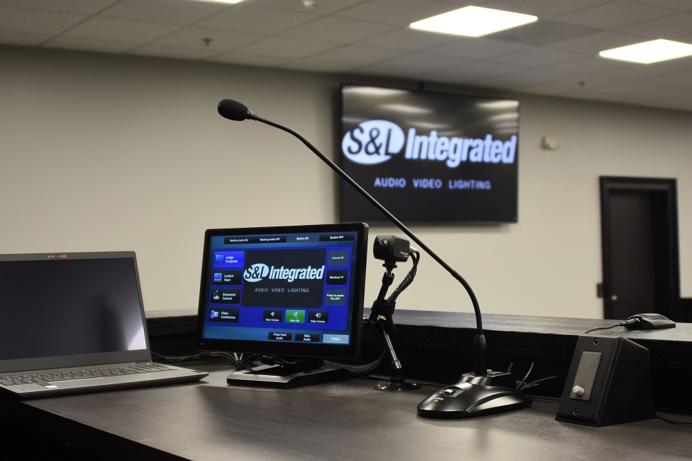 Marshall and SL Integrated Systems 1 videoconferencing courtroom solution