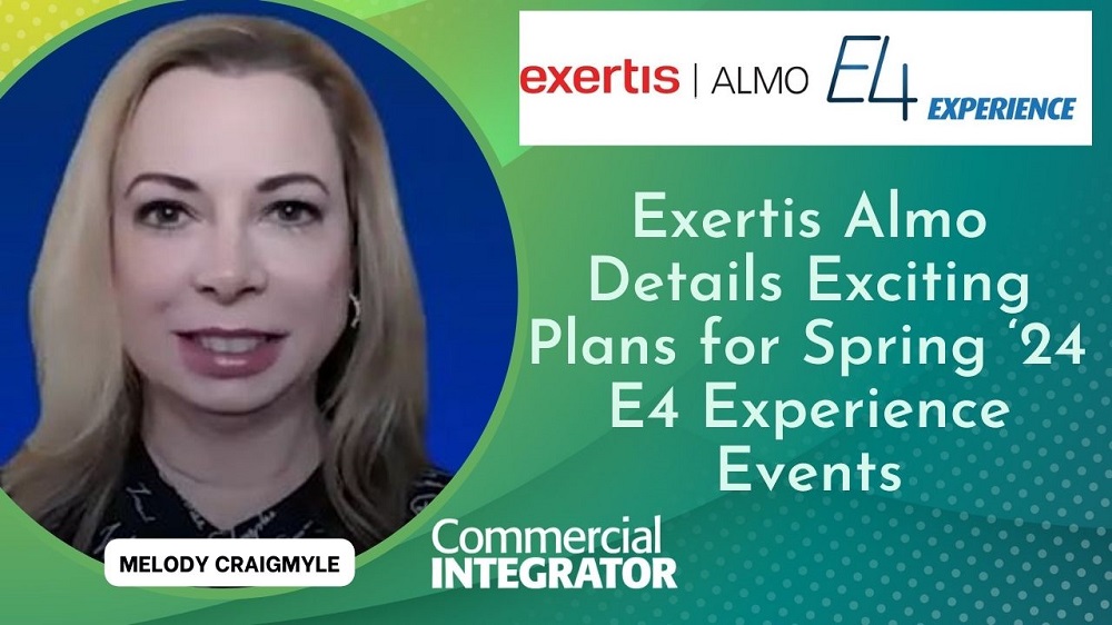 Melody Craigmyle on Spring 2024 Exertis Almo E4 Experience Events