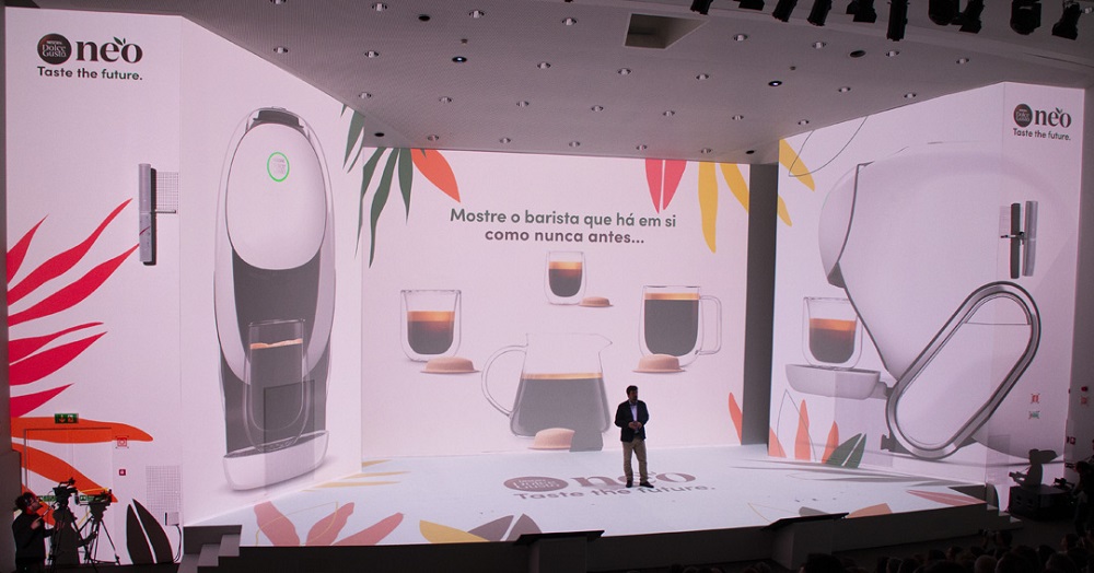 Christie Projectors Illuminate Nescafé Dolce Gusto Launch, slide 0