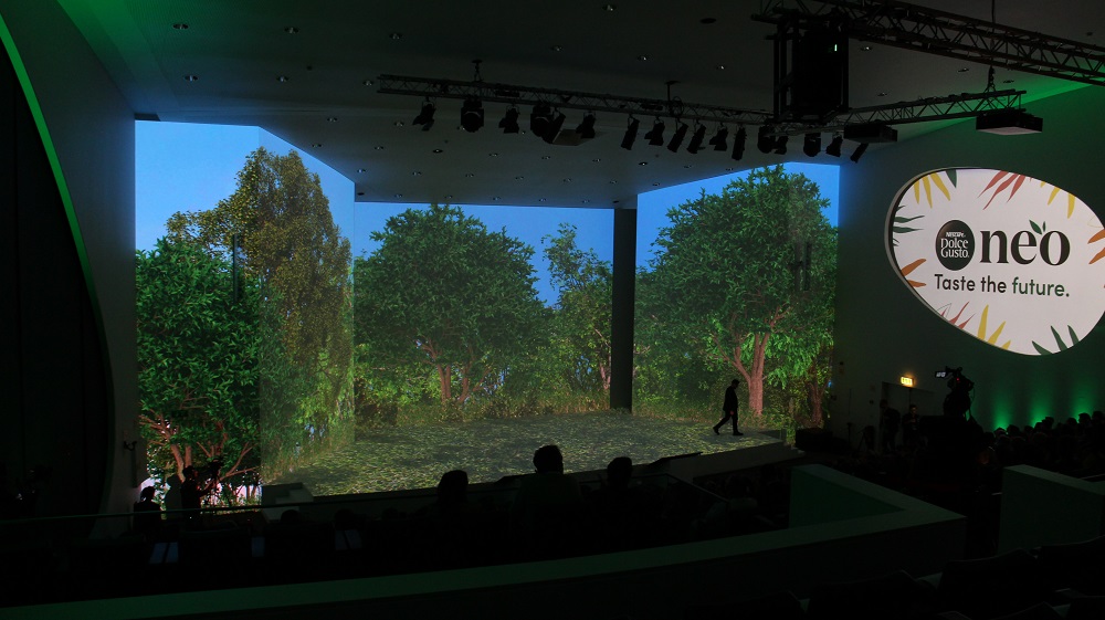 Christie Projectors Illuminate Nescafé Dolce Gusto Launch, slide 2