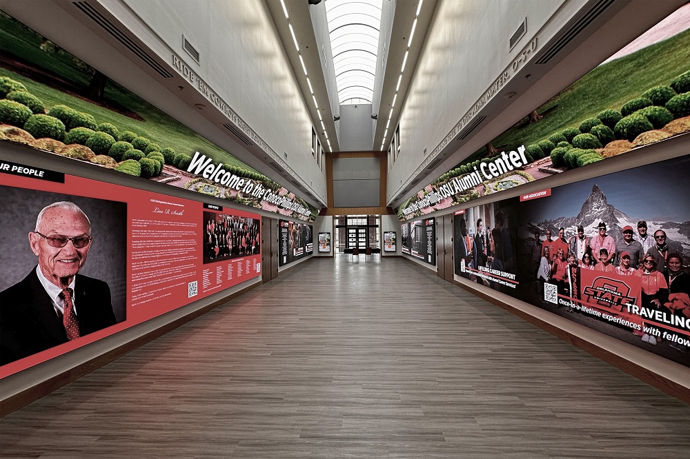 Oklahoma State University (OSU) Alumni Center MAXHUB Display Wall 1