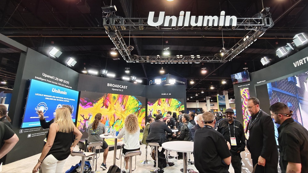 Unilumin booth at NAB Show 2024 picture 1