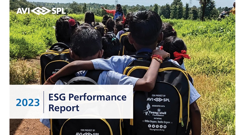 AVI-SPL ESG Report cover.