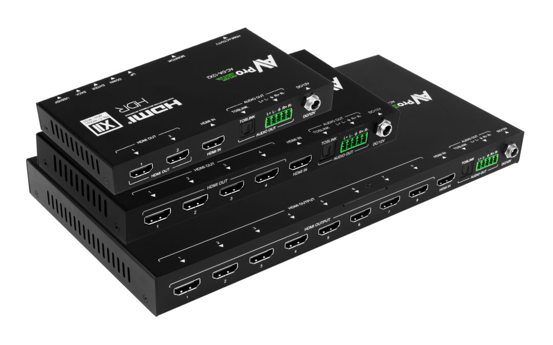 AVPro Edge Launches Trio of HDMI 2.1b Distribution Amplifiers