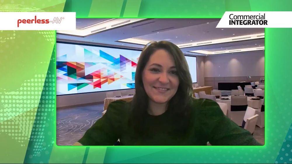 Peerless-AV executive Megan Zeller shares insights for our videowall and digital signage deep dive.