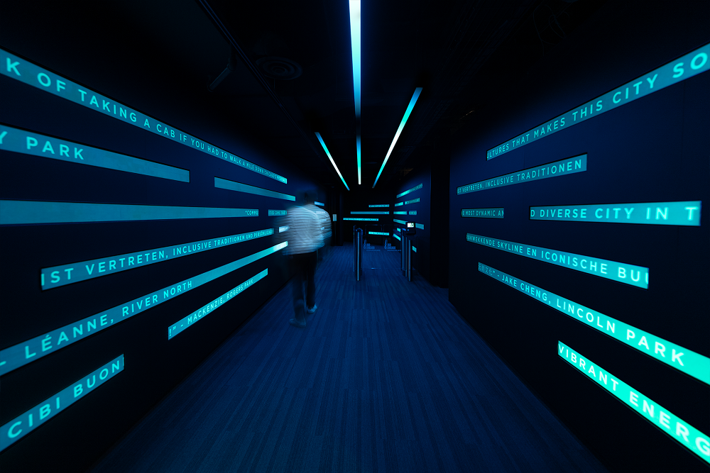Next/Now Unveils Immersive, Digitally-Activated Visitor Center for 360 Chicago, slide 1