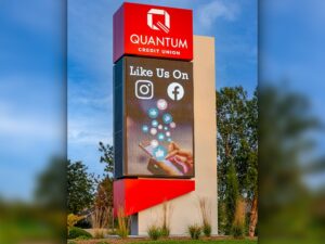 Quantum Credit Union using Watchfire displays.