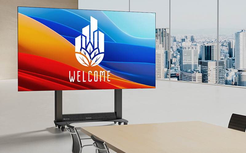 ViewSonic DVLED display in room.