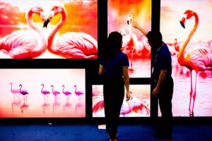 digital signage at InfoComm.