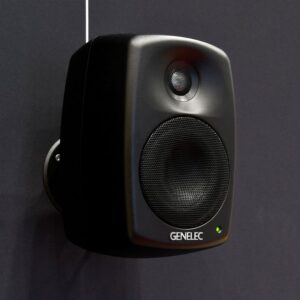 Genelec's Smart IP networked PoE loudspeakers deliver power, audio and management via a single CAT cable. Photo courtesy of Genelec.