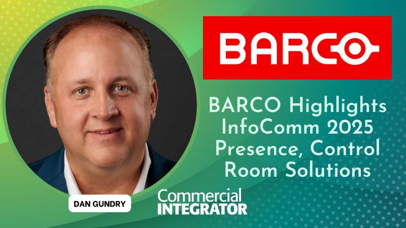 Barco Dan Gundry InfoComm 2025 YT Thuumbnail