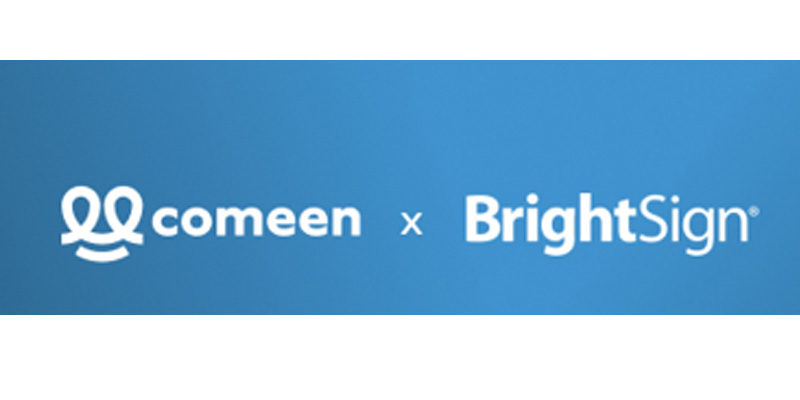 Comeen x Brightsign logo