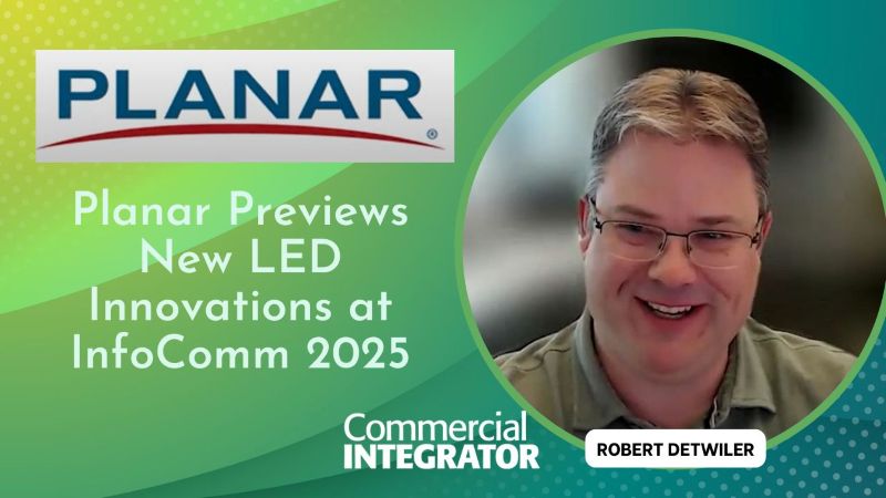 Planar Previews New LED Innovations at InfoComm 2025, YouTube Thumbnail