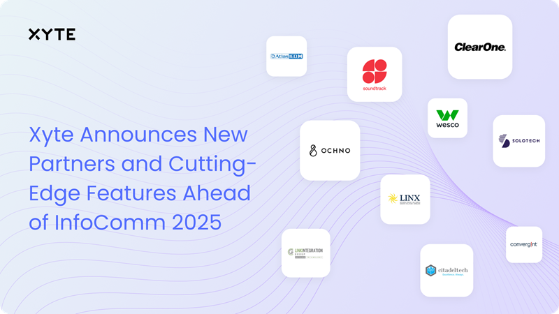 Xyte InfoComm 2025 poster