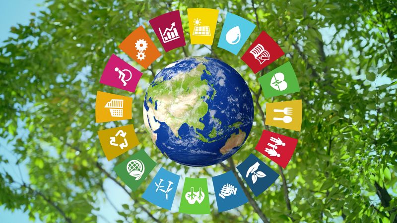 SDGsイメージ　サステナブル　地球環境