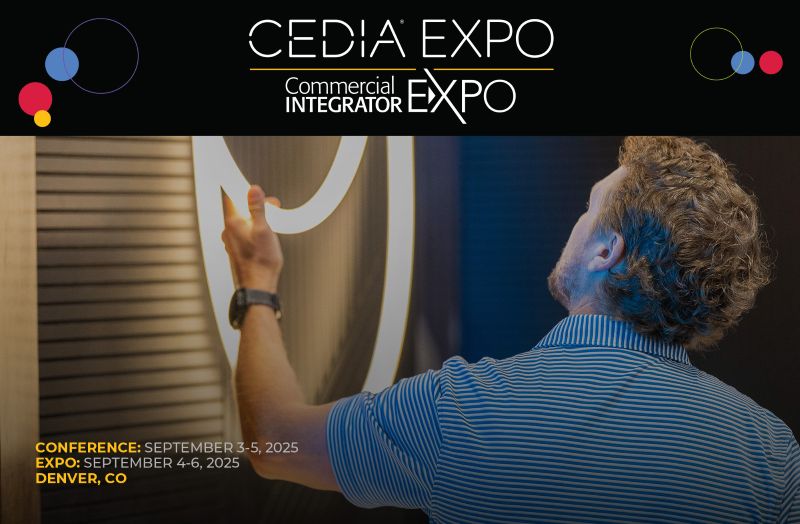 CEDIA Expo/ CIX 2025 Lighting education, pavilion, booths