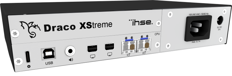 IHSE's Draco XStreme Series KVM extender series IHSE_Draco_XStreme_Extender_CPU_800px_V2