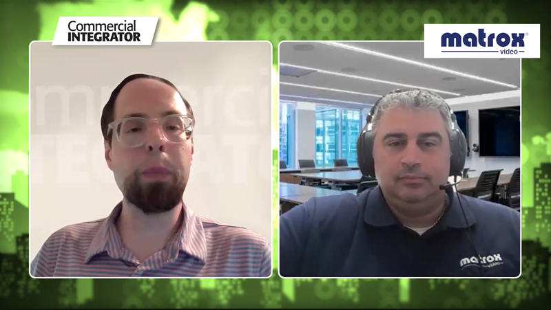 Samuel Recine from Matrox Video on YouTube video screengrab.