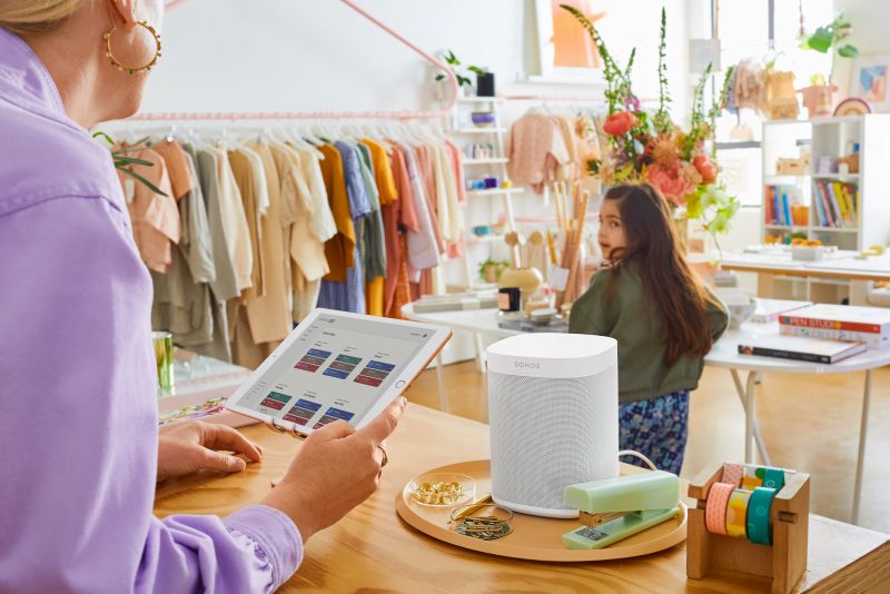 Sonos Pro in retail environment