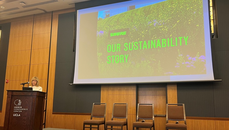 Chris Schyvinck of Shure speaking at SAVe 2025