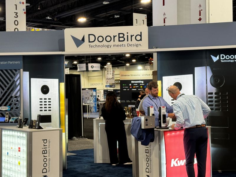 DoorBird booth at CEDIA Expo/ CIX 2025