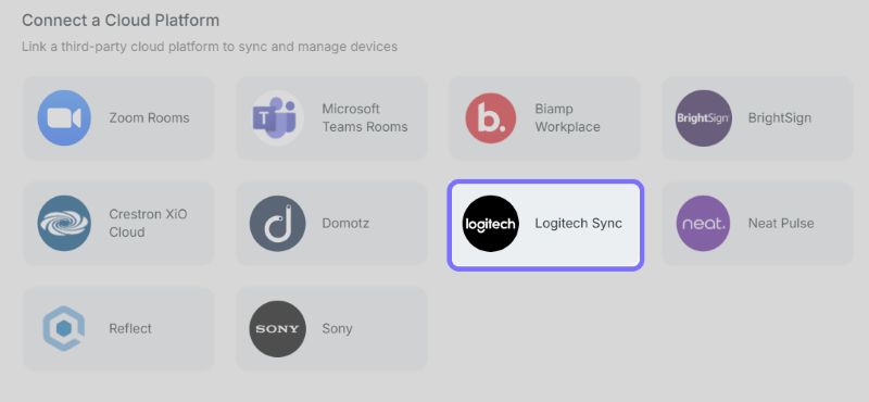 Xyte Logitech Sync Connector