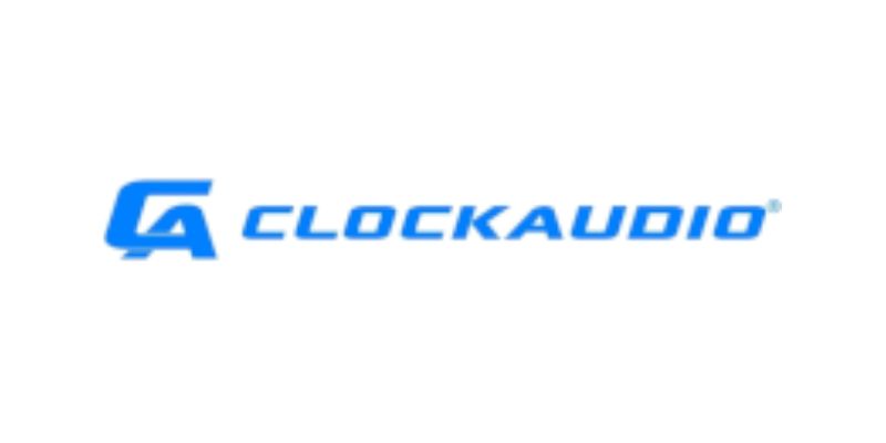 ClockAudio logo, US, USA