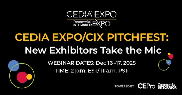 CEDIA-CIX PitchFest Banner