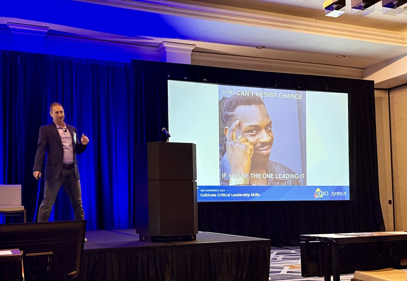 Brandon Conick at XBO opening keynote