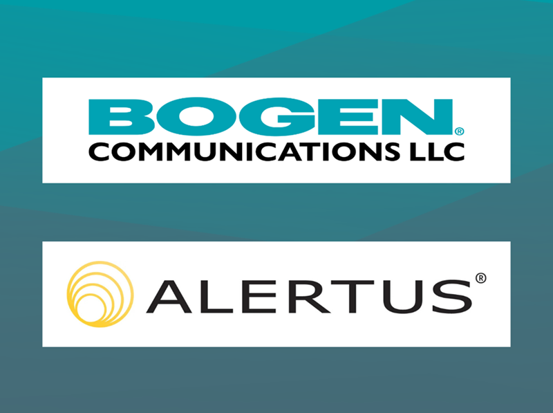 Bogen Communications Alertus logos
