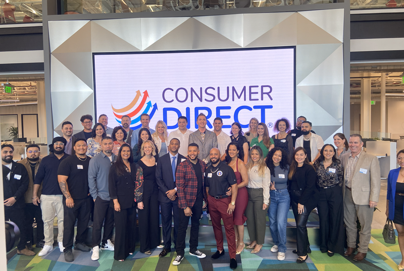 Just Add Power and ReelTime Sight & Sound team at Consumer Direct office.