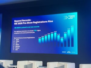 Mike Blackman, Managing Director of Integrated Systems Events, ISE 2026 press briefing 5