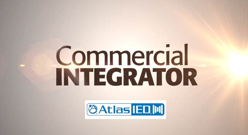 Commercial Integrator and AtlasIED logos