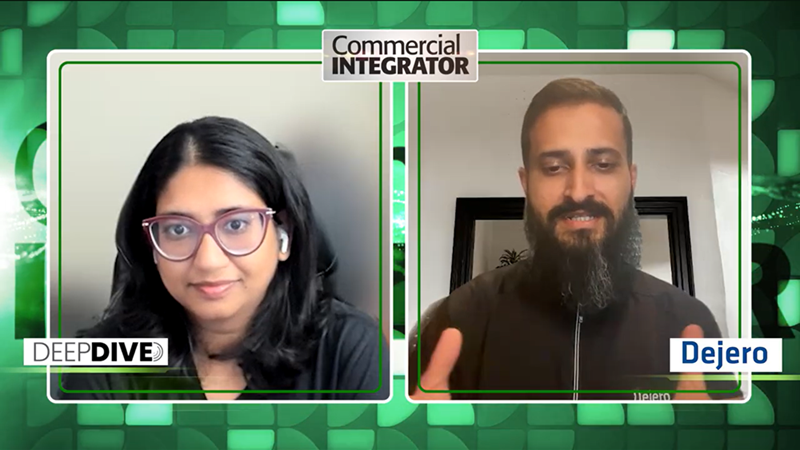 Screenshot of Dejero CI interview