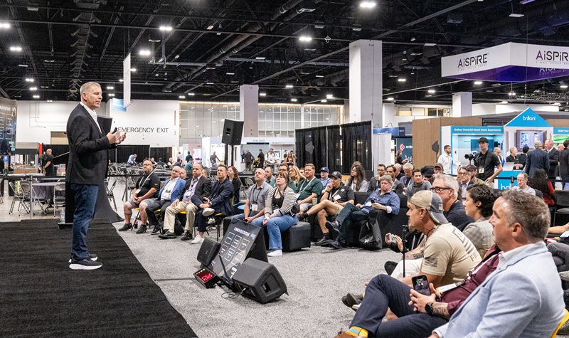 Presenter at the CEDIA Expo/CIX 2025 stage