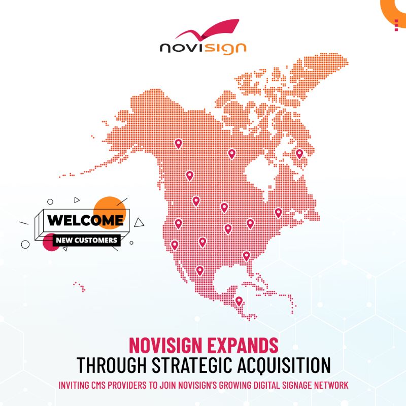 NoviSign Acquisition Feat. Image