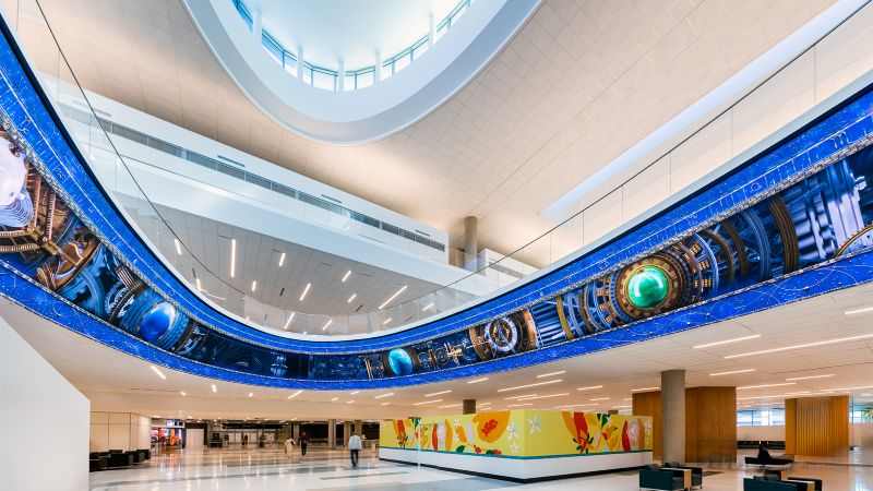 Nanolumens and Ford AV collaborate to design, fabricate and integrate 220-foot continuous custom Nixel Series display 2